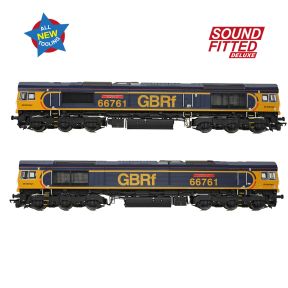 Bachmann 50-003SFX OO Gauge Class 66/7 66761 'Wensleydale Railway Association' GBRf Europorte DCC Sound Fitted Deluxe