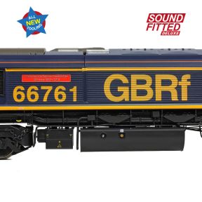 Bachmann 50-003SFX OO Gauge Class 66/7 66761 'Wensleydale Railway Association' GBRf Europorte DCC Sound Fitted Deluxe