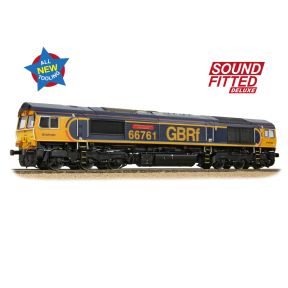 Bachmann 50-003SFX OO Gauge Class 66/7 66761 'Wensleydale Railway Association' GBRf Europorte DCC Sound Fitted Deluxe