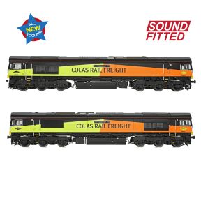 Bachmann 50-004ASF OO Gauge Class 66/8 66850 'David Maidment OBE' Colas Rail Freight DCC Sound Fitted
