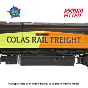 Bachmann 50-004SF OO Gauge Class 66/8 66847 'Terry Baker' Colas Rail Freight DCC Sound Fitted