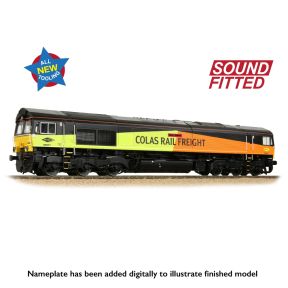 Bachmann 50-004SF OO Gauge Class 66/8 66847 'Terry Baker' Colas Rail Freight DCC Sound Fitted