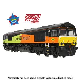 Bachmann 50-004SFX OO Gauge Class 66/8 66847 'Terry Baker' Colas Rail Freight DCC Sound Fitted Deluxe