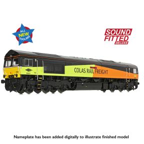 Bachmann 50-004SFX OO Gauge Class 66/8 66847 'Terry Baker' Colas Rail Freight DCC Sound Fitted Deluxe