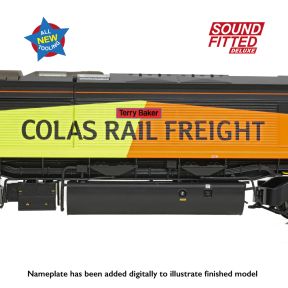Bachmann 50-004SFX OO Gauge Class 66/8 66847 'Terry Baker' Colas Rail Freight DCC Sound Fitted Deluxe