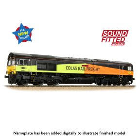 Bachmann 50-004SFX OO Gauge Class 66/8 66847 'Terry Baker' Colas Rail Freight DCC Sound Fitted Deluxe