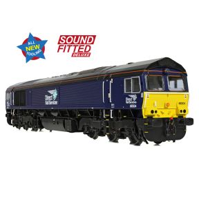 Bachmann 50-009SFX OO Gauge Class 66/3 66304 DRS Compass Small Logo DCC Sound Fitted Deluxe