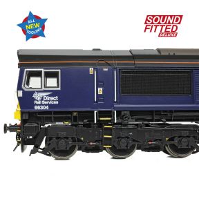 Bachmann 50-009SFX OO Gauge Class 66/3 66304 DRS Compass Small Logo DCC Sound Fitted Deluxe