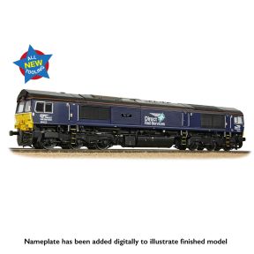 Bachmann 50-010 OO Gauge Class 66/4 66422 'Max Joule 1958-1999' DRS Compass Small Logo