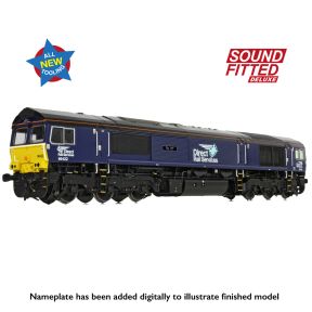 Bachmann 50-010SFX OO Gauge Class 66/4 66422 'Max Joule 1958-1999' DRS Compass Small Logo DCC Sound Fitted Deluxe