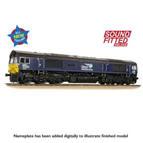 Bachmann 50-010SFX OO Gauge Class 66/4 66422 'Max Joule 1958-1999' DRS Compass Small Logo DCC Sound Fitted Deluxe