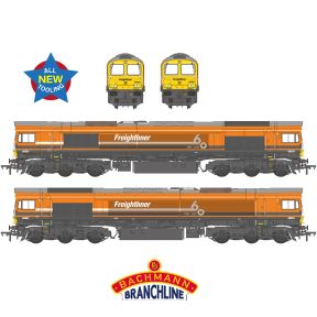Bachmann 50-011 OO Gauge Class 66/5 66501 'Freightliner 60 1965-2025' Freightliner Orange