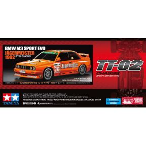 Tamiya 58760 BMW M3 Sport Evo Jagermeister TT-02 Radio Control Kit