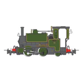 Bachmann 59106 OO-9 Hughes Falcon 0-4-2ST 'Sir Haydn' Green