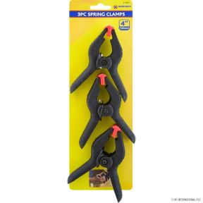 3pc 4' Spring Clamp Set