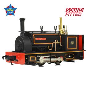 Bachmann 71-027SF NG7 Quarry Hunslet 0-4-0ST 'Margaret' Penrhyn Quarry Lined Black Early DCC Sound Fitted