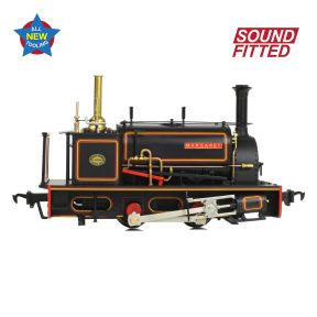 Bachmann 71-027SF NG7 Quarry Hunslet 0-4-0ST 'Margaret' Penrhyn Quarry Lined Black Early DCC Sound Fitted