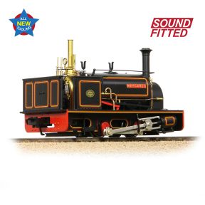 Bachmann 71-027SF NG7 Quarry Hunslet 0-4-0ST 'Margaret' Penrhyn Quarry Lined Black Early DCC Sound Fitted