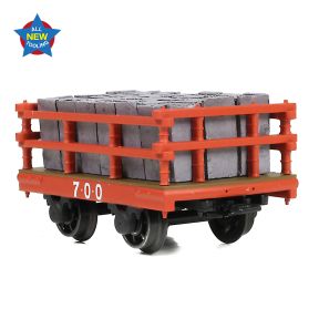 Bachmann 73-028 NG7 Dinorwic Slate Wagon with sides Red With Load