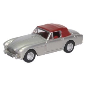 Oxford Diecast 76AMDB2004 OO Gauge Aston Martin DB2 Mk.III DHC Snow Shadow Silver