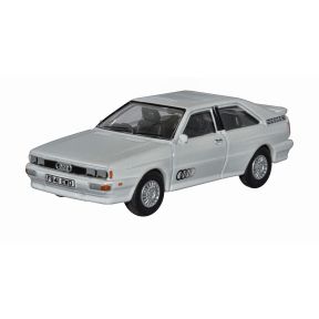 Oxford Diecast 76AQ002 OO Gauge Audi Quattro Alpine White