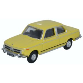 Oxford Diecast 76BM020 OO Gauge BMW 2002 Golf Yellow