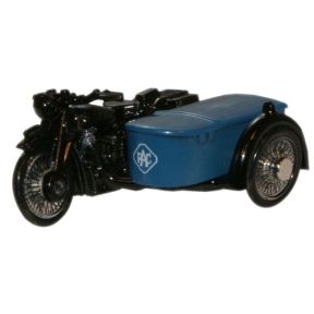 Oxford Diecast 76BSA002 OO Gauge BSA Motorcycle and Sidecar RAC