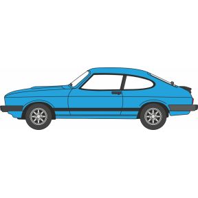 Oxford Diecast 76CAP010 OO Gauge Ford Capri MkII Cosmos Blue Metallic