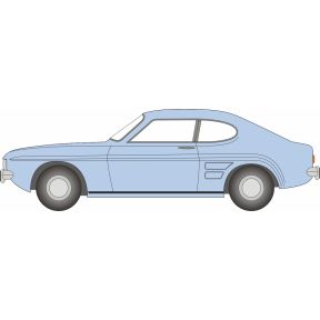 Oxford Diecast 76CP005 OO Gauge Ford Capri MK1 Light Blue Auf Wiedersehen Pet