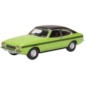 Oxford Diecast 76CPR001 OO Gauge Ford Capri Mk.II Lime Green (Only Fools & Horses)