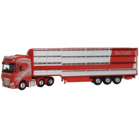 Oxford Diecast 76DXF005 OO Gauge DAF XF Euro 6 Houghton Parkhouse Livestock Transporter Bert Christie