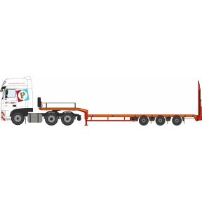 Oxford Diecast 76DXF007 OO Gauge Pollock Lift & Shift DAF XF Euro 6 Semi Low Loader