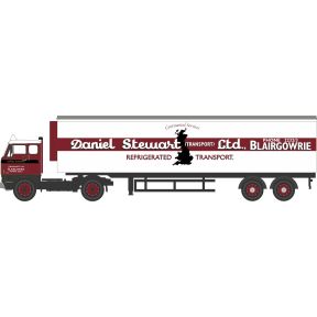 Oxford Diecast 76F88002 OO Gauge Volvo F88 Short Fridge Trailer Daniel Stewart