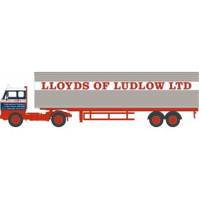 Oxford Diecast 76F88003 OO Gauge Volvo F88 40ft Box Trailer Lloyds of Ludlow
