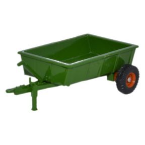 Oxford Diecast 76FARM005 OO Gauge Farm Trailer Green