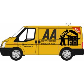 Oxford Diecast 76FT038 OO Gauge Ford Transit MkV AA Ireland