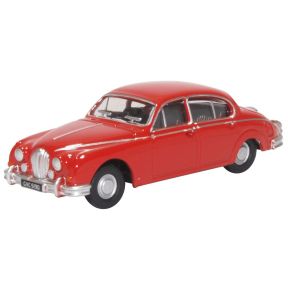 Oxford Diecast 76JAG2007 OO Gauge Jaguar Mk.II Carmen Red