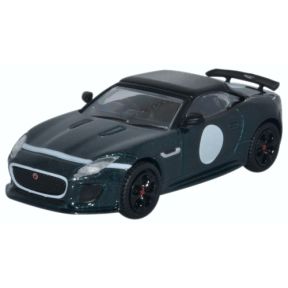 Oxford Diecast 76JFT001 OO Gauge Jaguar F-Type Project 7 British Racing Green