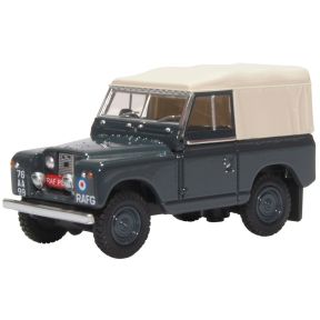 Oxford Diecast 76LR2S007 OO Gauge Land Rover Series II SWB Canvas RAF Police