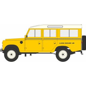 Oxford Diecast 76LRS001 OO Gauge Land Rover Stage One V8 Inca Yellow