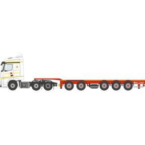 Oxford Diecast 76MB013 OO Gauge Mercedes Actros SSC D-Tec Combitrailer Port Express