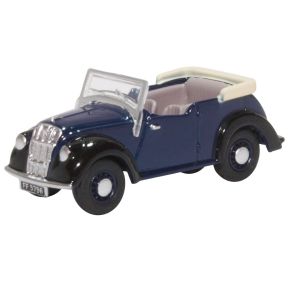 Oxford Diecast 76ME006 OO Gauge Morris Eight E Series Tourer Dark Blue