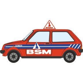 Oxford Diecast 76MET003 OO Gauge Austin Mini Metro British School Of Motoring BSM
