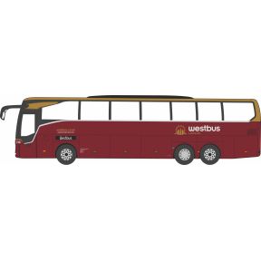 Oxford Diecast 76MT003 OO Gauge Mercedes Tourismo 3 Axle Westbus