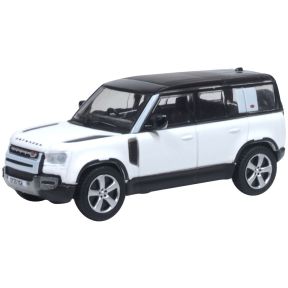 Oxford Diecast 76ND110X003 OO Gauge New Defender 110X Fuji White