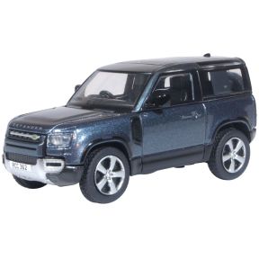 Oxford Diecast 76ND90002 OO Gauge Land Rover Defender 90 Tasman Blue