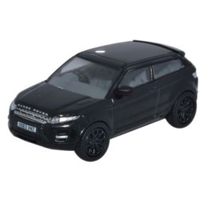 Oxford Diecast 76RR004 OO Gauge Range Rover Evoque Santorini Black