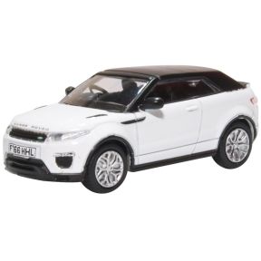 Oxford Diecast 76RREC003 OO Gauge Range Rover Evoque Convertible Fuji White