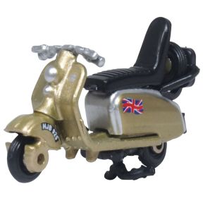 Oxford Diecast 76SC004 OO Gauge Scooter Gold