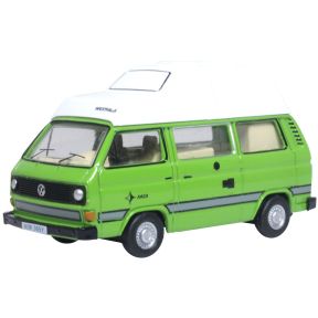 Oxford Diecast 76T25011 OO Gauge Volkswagen T25 Camper Liana Green